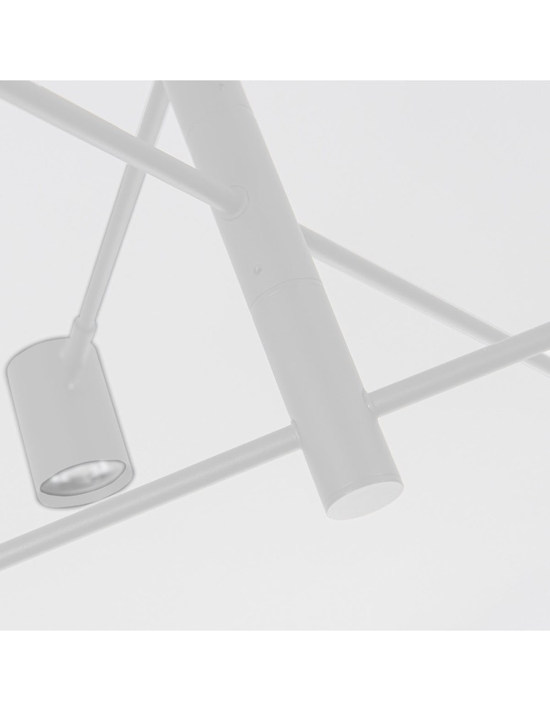 Modern pendant lamps - Light Prestige Snow 6 pendant lamp white LP-731/6P WH 6xGU10 - product kolory-swiatla.pl 6