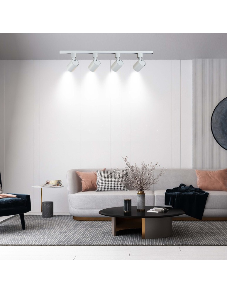 Ready-made rail kits - Light Prestige Snow SET 1F white GU10 white LP-737 WH SET - product kolory-swiatla.pl 12