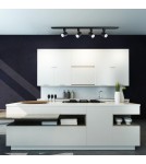 Lamps for 1 phase busbars - Light Prestige Snow spotlight for busbar 1F black GU10 black LP-731/1R BK - product 5