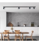 Ready-made rail kits - Light Prestige Snow System 3F GU10 4x50W black LP-737 BK SET 3F - product 7