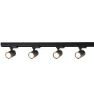Ready-made rail kits - Light Prestige Snow System 3F GU10 4x50W black LP-737 BK SET 3F - product 9