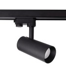 Lamps for 3-phase busbars - Light Prestige Ice spotlight for busbar 3F black GU10 black LP-732/1R 4W BK - product 3
