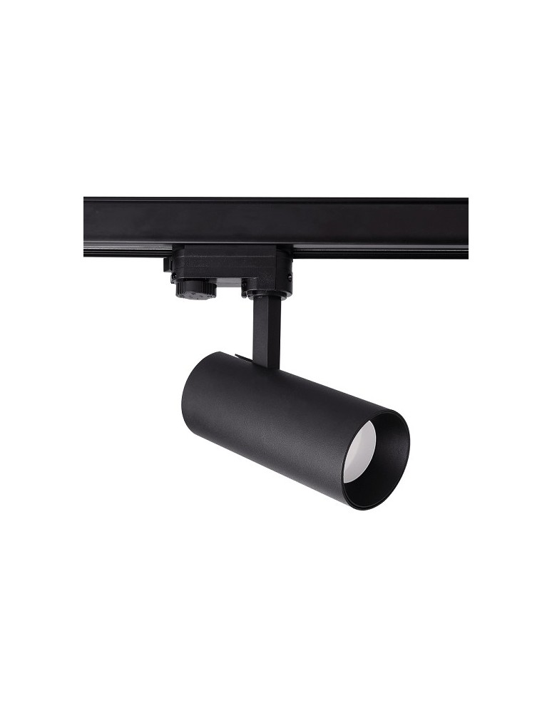 Lamps for 3-phase busbars - Light Prestige Ice spotlight for busbar 3F black GU10 black LP-732/1R 4W BK - product kolory-swiatla.pl 3