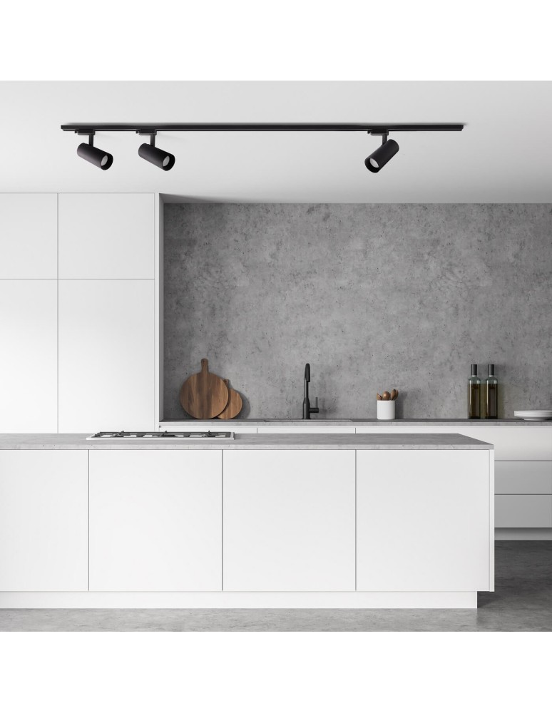 Lamps for 1 phase busbars - Light Prestige Ice spotlight for busbar 1F black GU10 black LP-732/1R 3W BK - product kolory-swiatla.pl 5