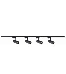 Ready-made rail kits - Light Prestige Ice System 3F GU10 4x50W black LP-732 4W BK SET - product 3