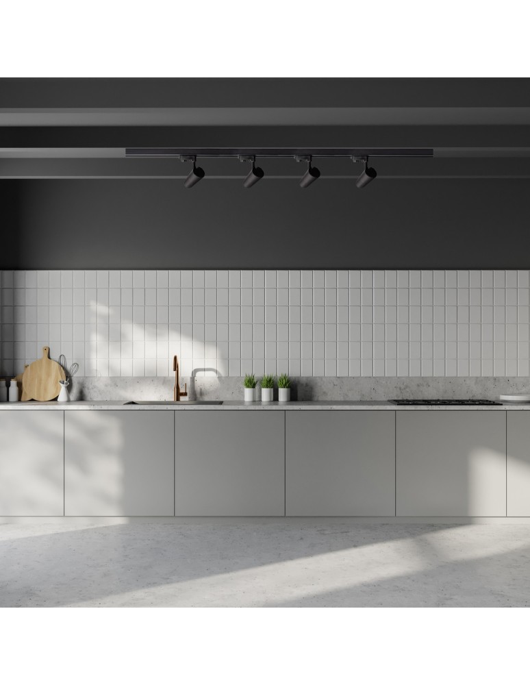 Ready-made rail kits - Light Prestige Ice System 3F GU10 4x50W black LP-732 4W BK SET - product kolory-swiatla.pl 4