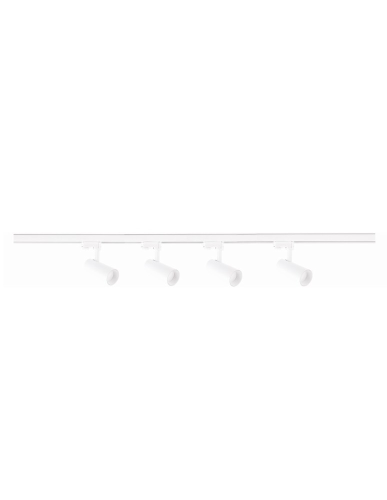 Ready-made rail kits - Light Prestige Ice System 3F GU10 4x50W white LP-732 4W WH SET - product kolory-swiatla.pl 3