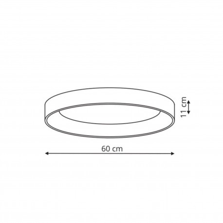 Light Prestige Georgia plafon bały LED biały LP-049/1C WH