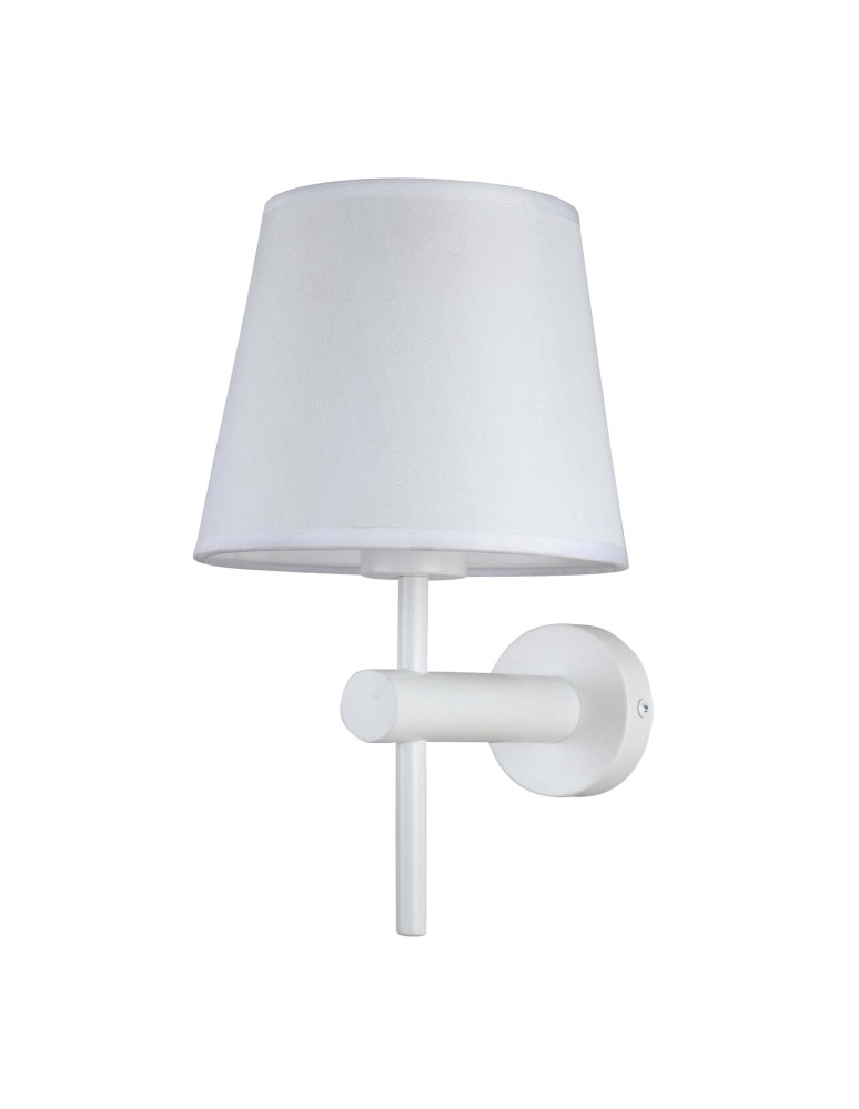 Wall lamps with lampshade - Light Prestige Tivoli wall lamp white E27 white LP-1133/1W WH - product kolory-swiatla.pl 3
