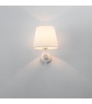 Wall lamps with lampshade - Light Prestige Tivoli wall lamp white E27 white LP-1133/1W WH - product 10