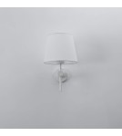 Wall lamps with lampshade - Light Prestige Tivoli wall lamp white E27 white LP-1133/1W WH - product 11