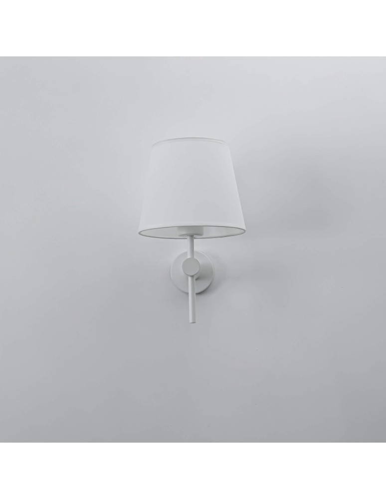 Wall lamps with lampshade - Light Prestige Tivoli wall lamp white E27 white LP-1133/1W WH - product kolory-swiatla.pl 11