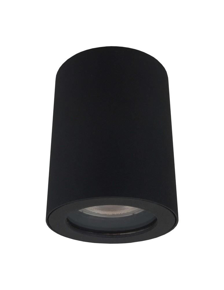 Hermetic ceiling luminaires - Light Prestige Faro surface-mounted luminaire black IP65 GU10 black LP-6510/1SM BK - product kolory-swiatla.pl 4