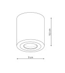 Hermetic ceiling luminaires - Light Prestige Faro XL surface-mounted luminaire black IP65 GU10 black LP-6510/1SM XL BK - product 6