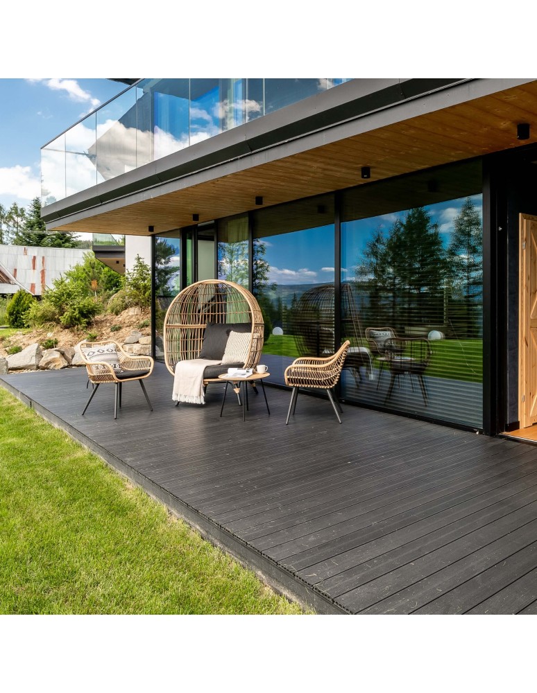 Hermetic ceiling luminaires - Light Prestige Faro XL surface-mounted luminaire black IP65 GU10 black LP-6510/1SM XL BK - product kolory-swiatla.pl 8