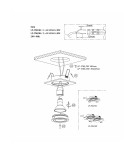 Flush-mounted lamps - pendants - Light Prestige Metis 1 concealed white GU10 white LP-2780/1RS WH - product 7