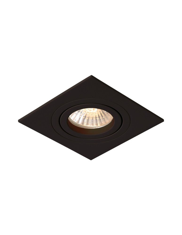 Flush-mounted lamps - pendants - Light Prestige Metis 1 flush mounted black GU10 black LP-2780/1RS BK - product kolory-swiatla.pl 4
