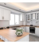 Flush-mounted lamps - pendants - Light Prestige Metis 1 flush mounted black GU10 black LP-2780/1RS BK - product 5