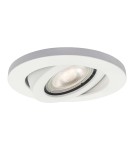 Flush-mounted hermetic lamps - Light Prestige Lagos moving eyelet white IP65 GU10 white LP-4425/1RM WH - product 3