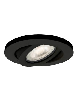 Light Prestige Lagos concealed round movable black IP20 GU10 black LP-440/1RS BK movable eyelet