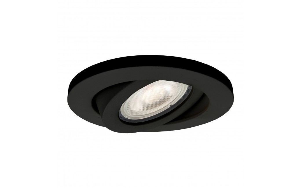 Light Prestige Lagos oczko podtynkowe okrągłe ruchome czarne IP20 GU10 czarny LP-440/1RS BK movable