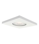 Flush-mounted hermetic lamps - Light Prestige Lagos square flush-mounted eyelet white IP65 GU10 white LP-440/1RS WH square - product 4