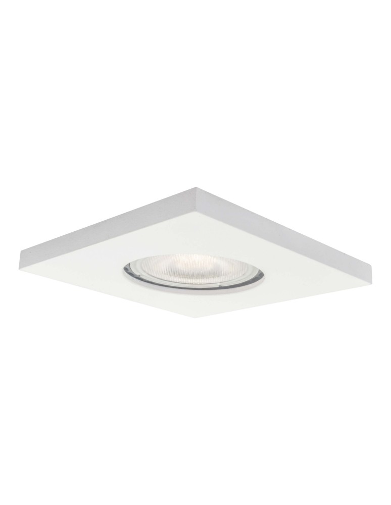Flush-mounted hermetic lamps - Light Prestige Lagos square flush-mounted eyelet white IP65 GU10 white LP-440/1RS WH square - product kolory-swiatla.pl 4