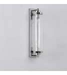 Glamour wall lamps - Light Prestige Lorenzo Wall lamp E14 2x40W transparent/silver LP-2960/1W CH - product 5