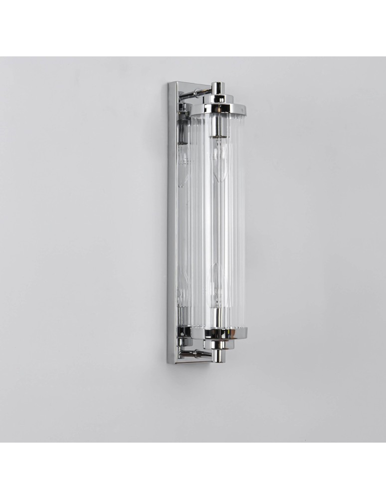 Glamour wall lamps - Light Prestige Lorenzo Wall lamp E14 2x40W transparent/silver LP-2960/1W CH - product kolory-swiatla.pl 5