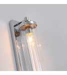 Glamour wall lamps - Light Prestige Lorenzo Wall lamp E14 2x40W transparent/silver LP-2960/1W CH - product 8