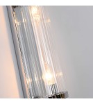 Glamour wall lamps - Light Prestige Lorenzo Wall lamp E14 2x40W transparent/silver LP-2960/1W CH - product 9