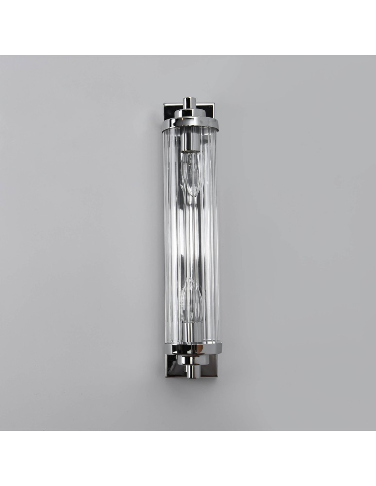 Glamour wall lamps - Light Prestige Lorenzo Wall lamp E14 2x40W transparent/silver LP-2960/1W CH - product kolory-swiatla.pl 11