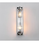 Glamour wall lamps - Light Prestige Lorenzo Wall lamp E14 2x40W transparent/silver LP-2960/1W CH - product 12