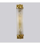 Glamour wall lamps - Light Prestige Lorenzo Wall lamp E14 2x40W transparent/gold LP-2960/1W GD - product 11