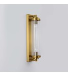Glamour wall lamps - Light Prestige Lorenzo Wall lamp E14 2x40W transparent/gold LP-2960/1W GD - product 13