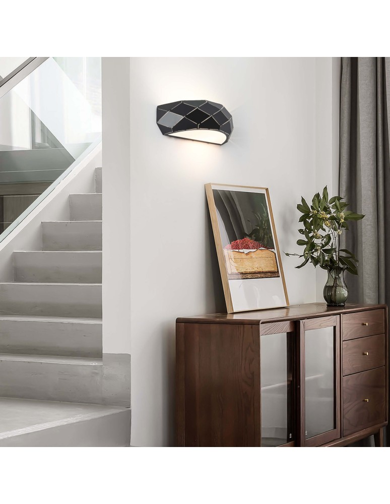 Wall lamps - Light Prestige Reus wall lamp black E27 black LP-8069/1W BK - product kolory-swiatla.pl 5
