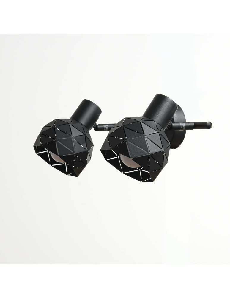 Spotlight ceiling lamps - Light Prestige Reus 2 spot black E14 black LP-8069/2WS BK - product kolory-swiatla.pl 6