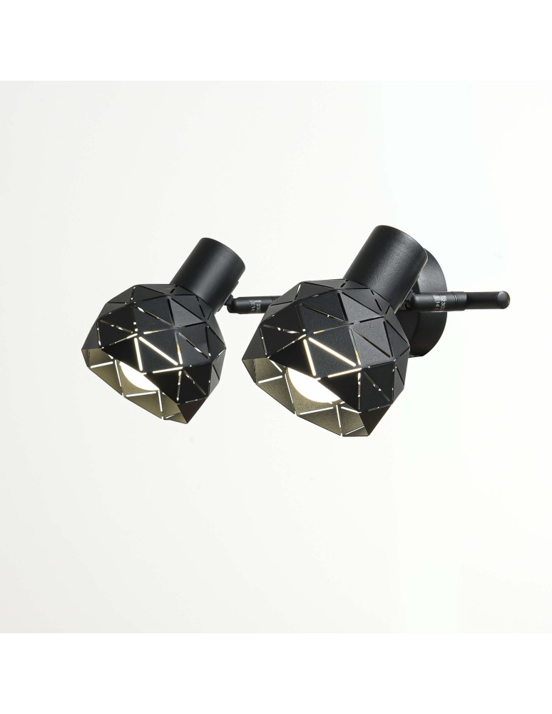 Spotlight ceiling lamps - Light Prestige Reus 2 spot black E14 black LP-8069/2WS BK - product kolory-swiatla.pl 7