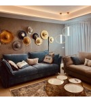 LED pendant lamps - Light Prestige Treviso large gold 3000K pendant lamp LP-798/1P L3 GD 1xLED gold - product 6