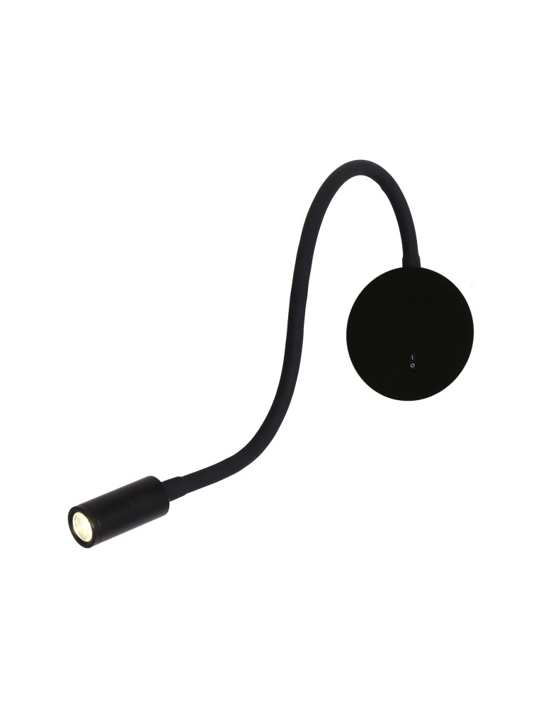 Reading wall lamps - Light Prestige Senise wall lamp black LED black LP-2021/1W BK - product kolory-swiatla.pl 4