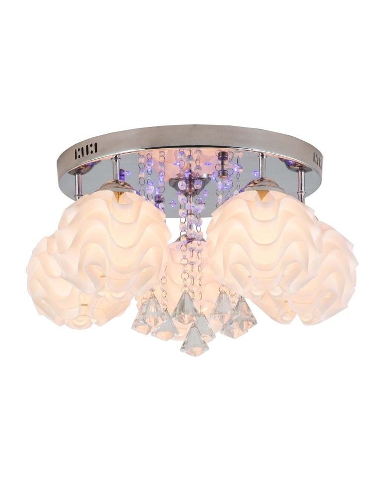 Ceiling lamps - Light Prestige Sada 5 plafond E14 white, silver LP-119/5C - product kolory-swiatla.pl 4