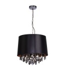 Pendant lamps with lampshade - Light Prestige VIGO pendant black E27 black, gold LP-0412/1P BK - product 4