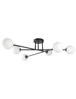 Light Prestige Dorado 6 plafond black 6xG9 black / white - product 2