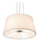 Pendant lamps with lampshade - Light Prestige Bali pendant white E27 white LP-1322/1P WH - product 4