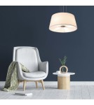 Pendant lamps with lampshade - Light Prestige Bali pendant white E27 white LP-1322/1P WH - product 5