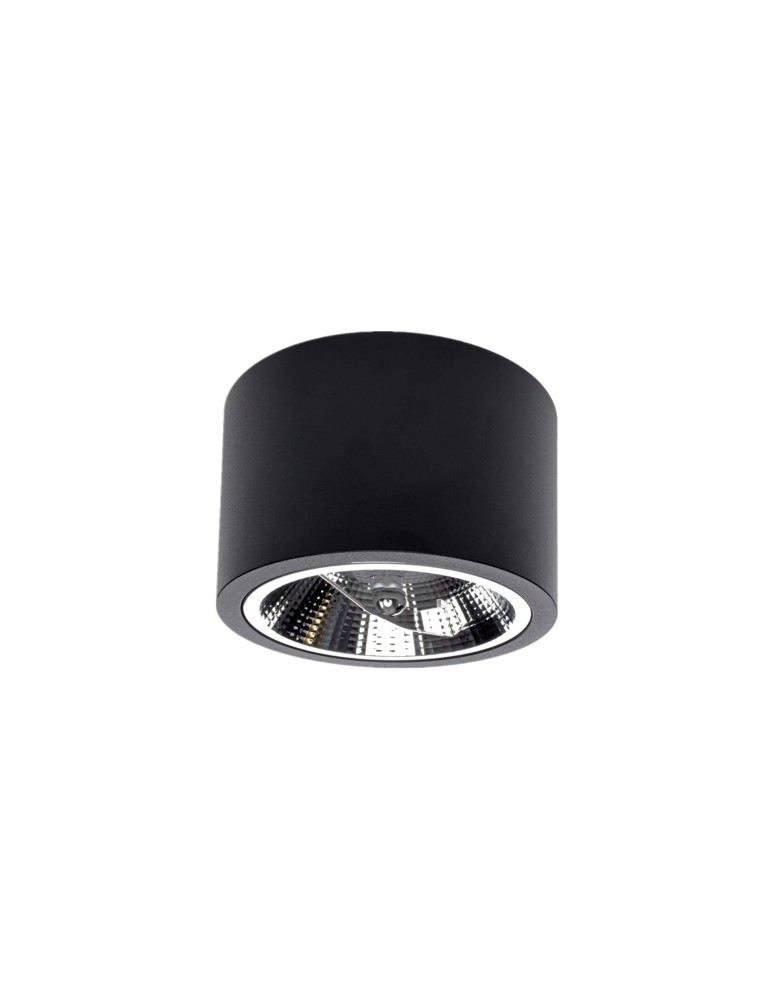 Ceiling luminaires for replaceable light source - Light Prestige Camino surface-mounted luminaire black LP-1101/1SM BK 1xQR111 black - product kolory-swiatla.pl 4