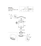 Ceiling luminaires for replaceable light source - Light Prestige Camino surface-mounted luminaire white LP-1101/1SM WH 1xQR111 white - product 6