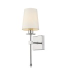 Wall lamps with lampshade - Light Prestige Casoli chrome E14 wall lamp LP-2118/1W chrome - product 3