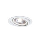 Round flush-mounted lamps - Light Prestige Nero flush mounted movable white GU10 white LP-4424/1RS WH movable eyelet - product 1