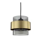 Pendant lamps - Light Prestige Miele pendant lamp E27 1x40W smoke/gold LP-866/1P SM/GD - product 9